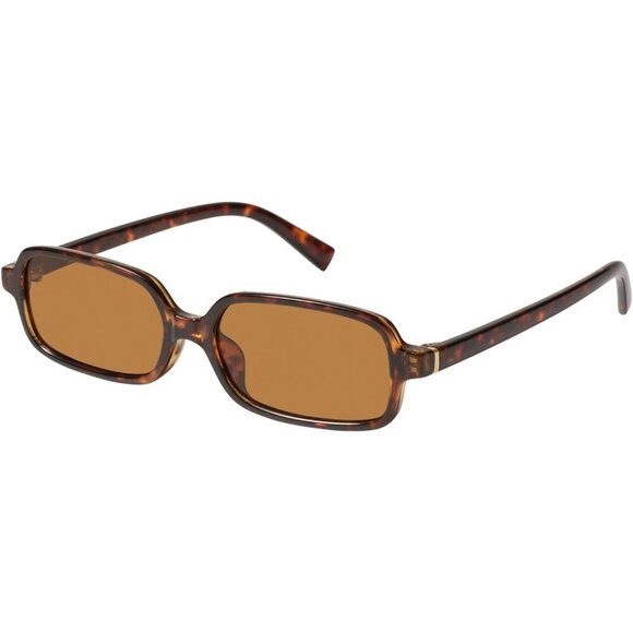 Women Small Narrow Rectangle Sunglasses UV400 Retro 90s Trendy Accessory main image 6